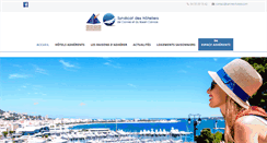 Desktop Screenshot of cannes-hotels.com